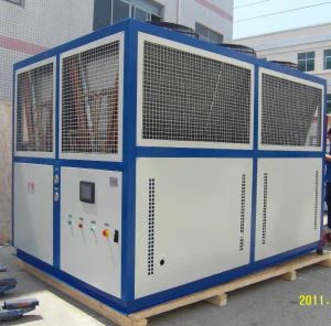 150 Kw 60 Hp工業用プレート熱交換器蒸発器空冷式冷却器